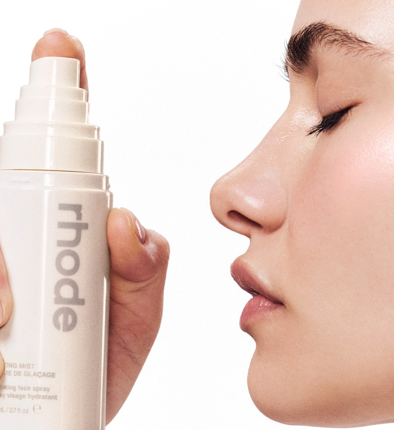 RHODE Glazing Mist, Увлажняющий освежающий мист-эссенция для лица, 80 ml 2