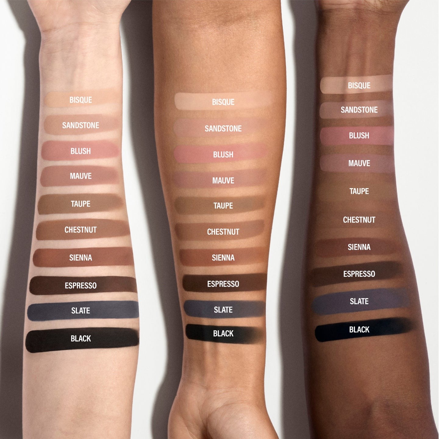 MAKEUP BY MARIO MASTER MATTES Кремовые тени для век LONG-WEAR CREAM EYESHADOW,  Sienna (Warm Brown) 3