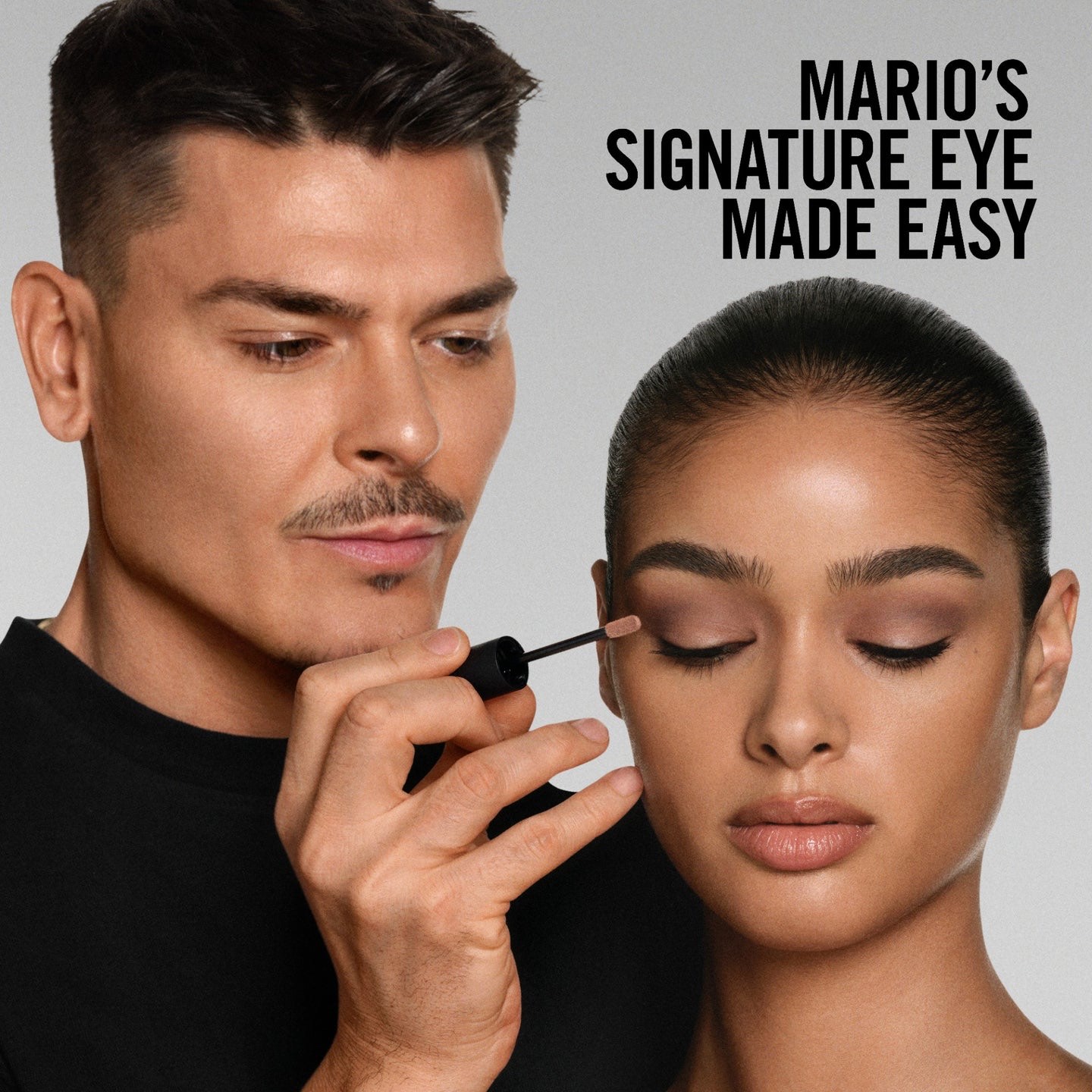 MAKEUP BY MARIO MASTER MATTES Кремовые тени для век LONG-WEAR CREAM EYESHADOW, Black (Super Black) 7