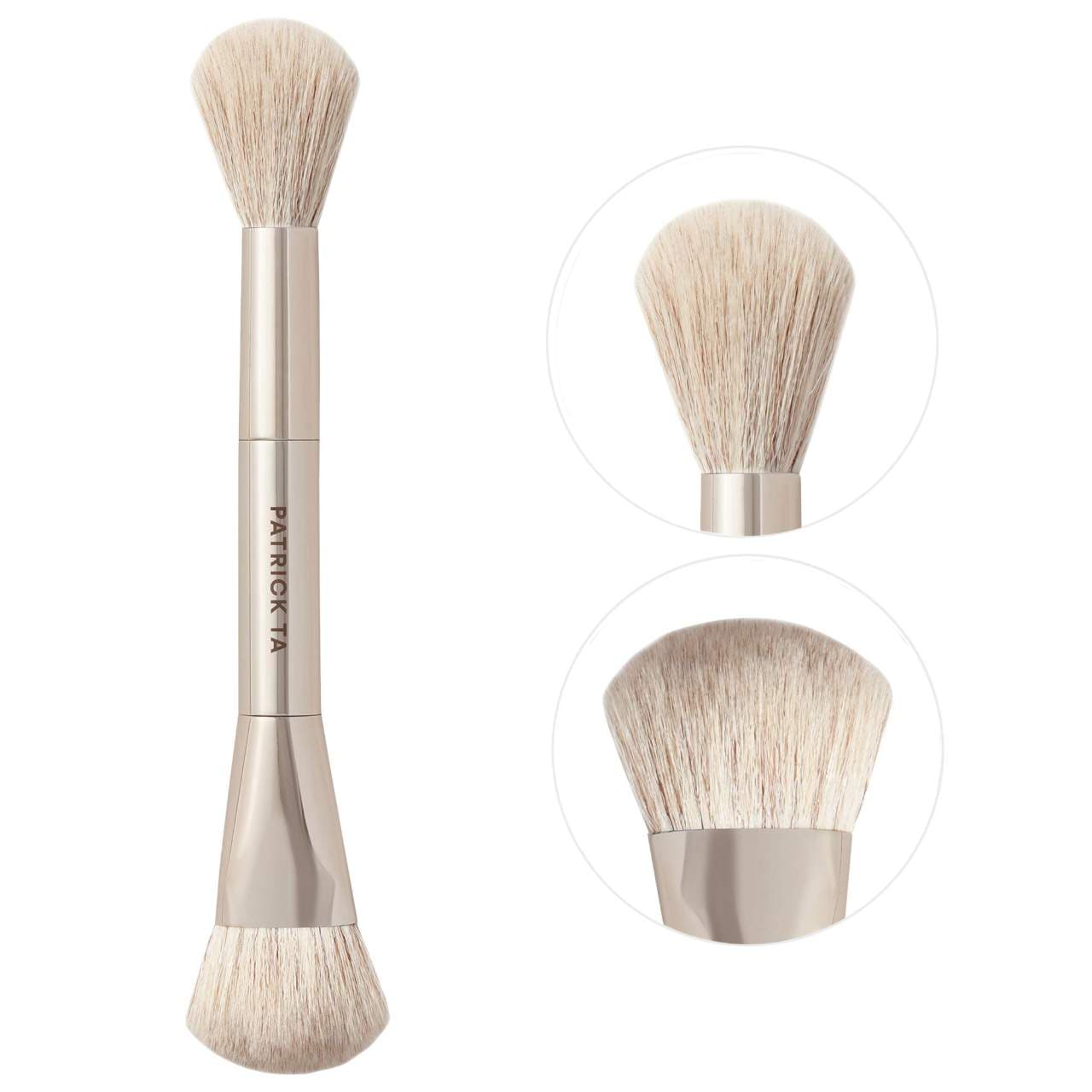 Двусторонняя кисть для румян  Dual-Ended Blush Brush (for face 3)