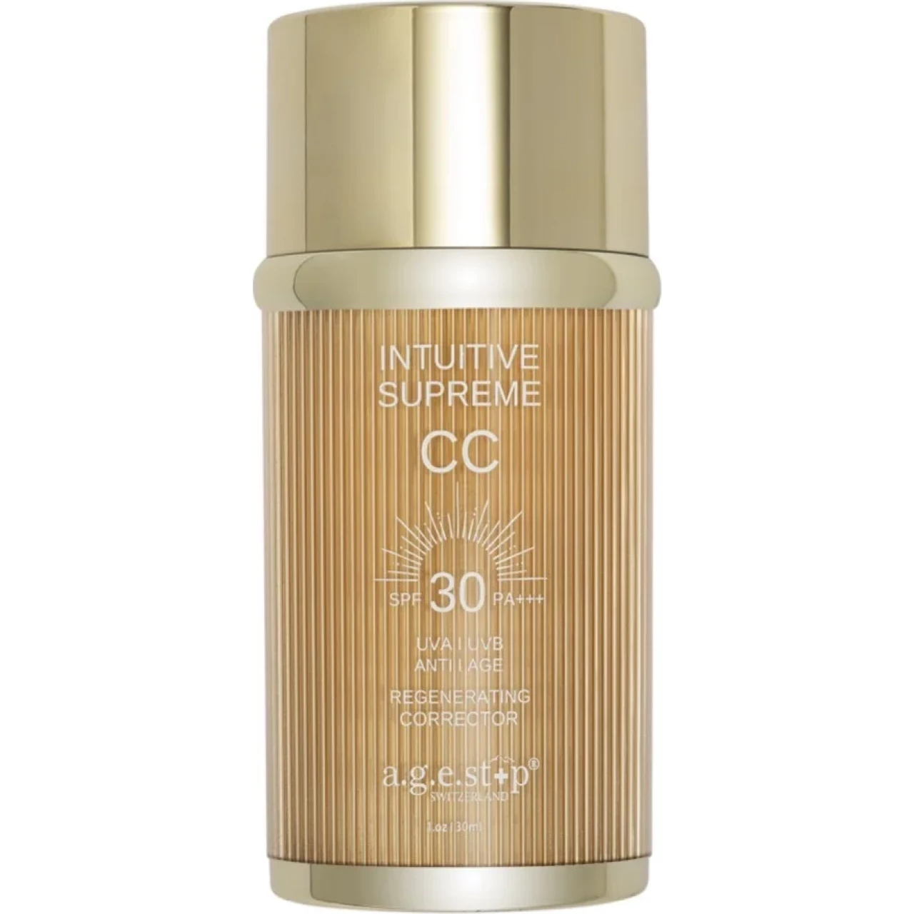 a.g.e.stop SWITZERLAND Intuitive Supreme Spf30 Pa+++ Regenerating Corrector, Регенерирующий CC корректор SPF30, 30 мл