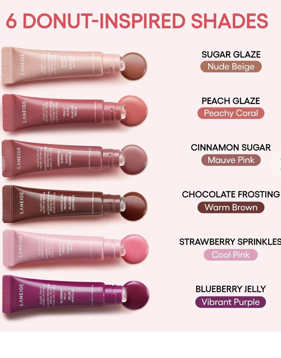GLAZE CRAZE TINTED LIP SERUM оттенок: Sugar Glaze, 12g 3