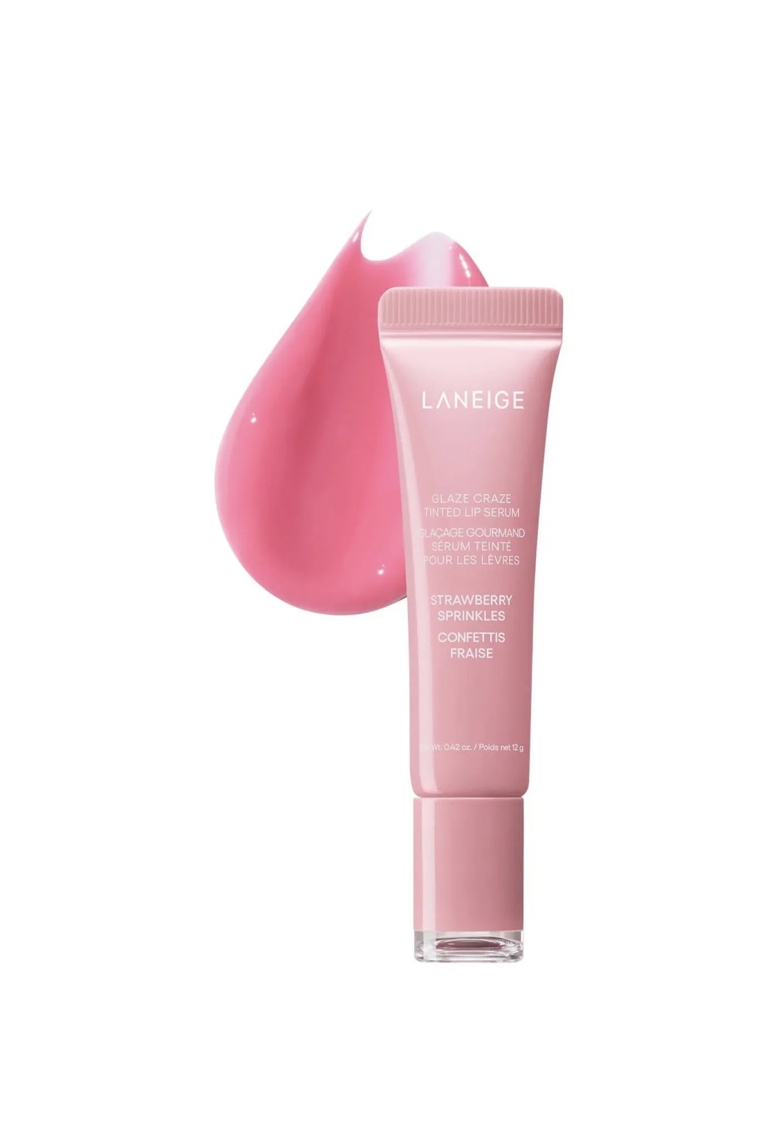 GLAZE CRAZE TINTED LIP SERUM оттенок: STREWBERRY SPRINKLES, 12g