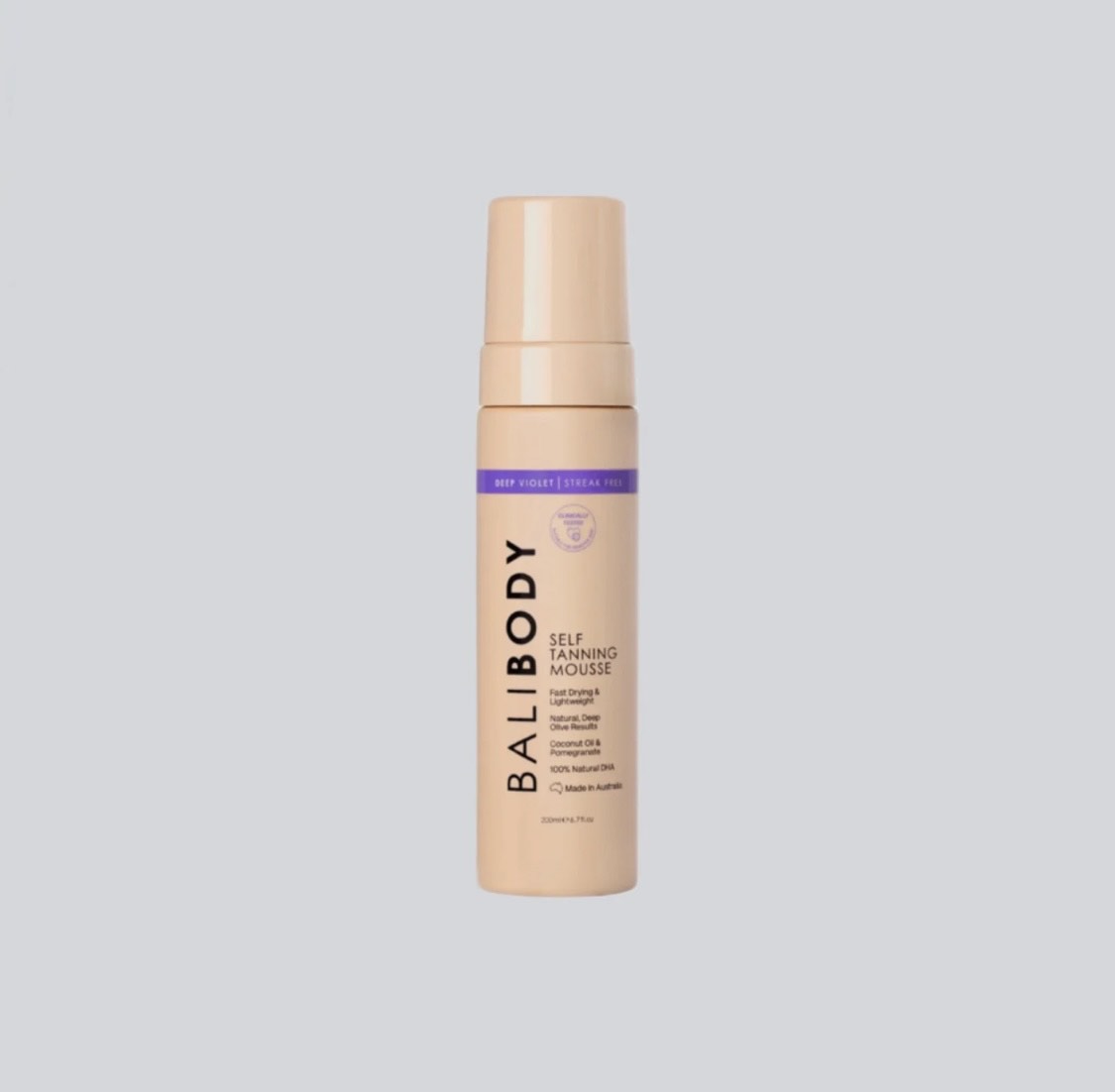 BaliBody Deep Violet Self Tanning Mousse, мусс для автозагара, 200 мл