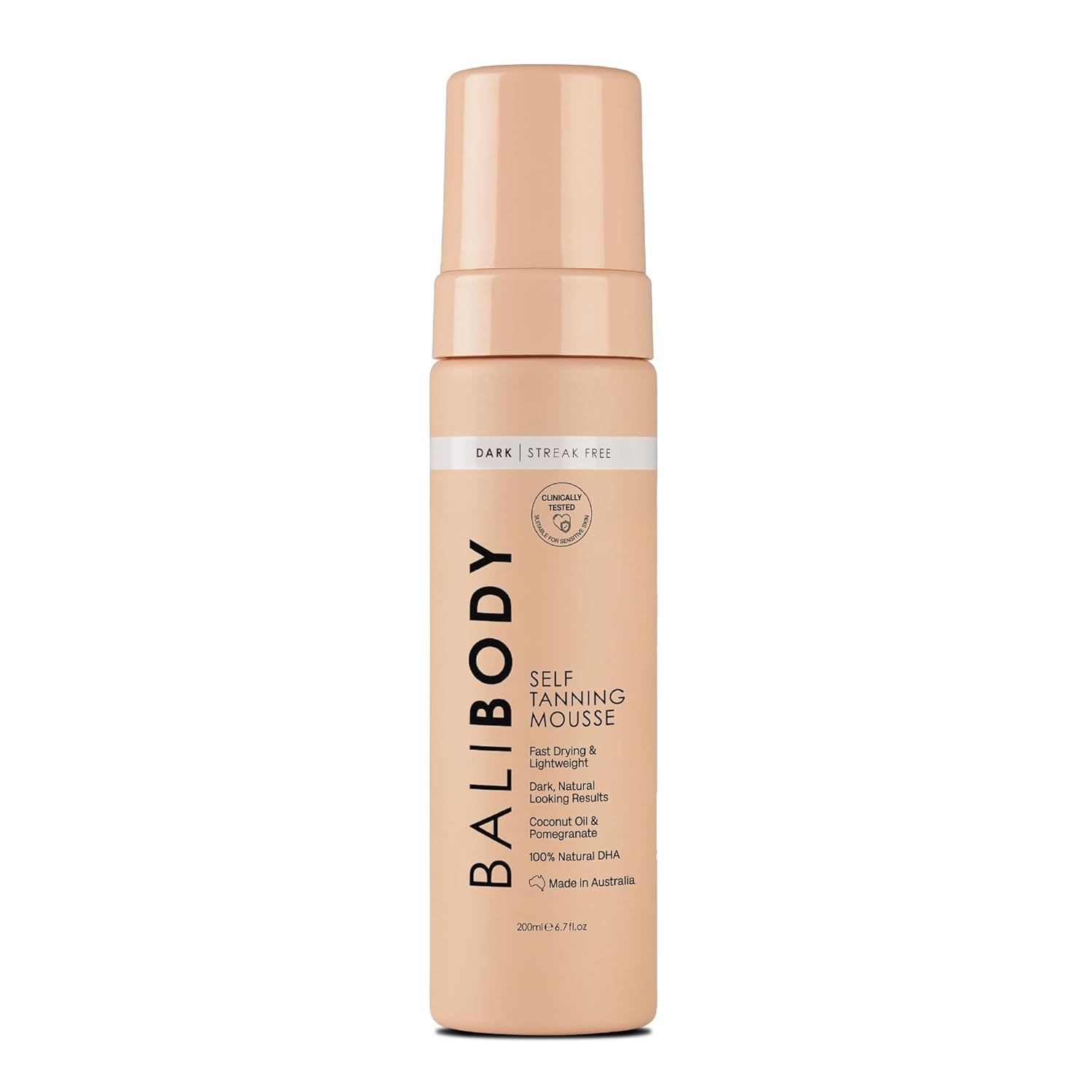 BaliBody Dark  Self Tanning Mousse, мусс для автозагара, 200 мл