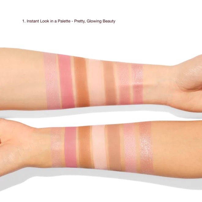 Charlotte Tilbury  Палетка для макияжа Hollywood Instant Look in a Palette - Pretty Оттенок Glowing Beauty 2