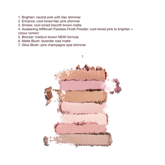 Charlotte Tilbury  Палетка для макияжа Hollywood Instant Look in a Palette - Pretty Оттенок Glowing Beauty 3
