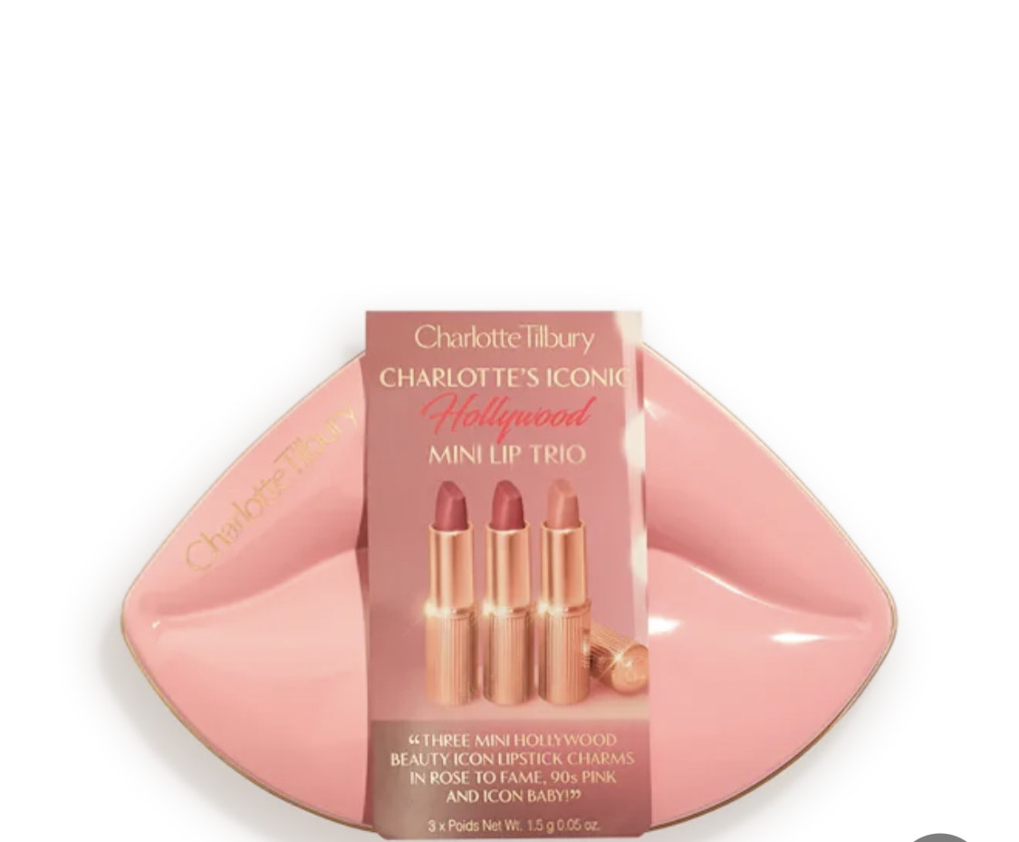 CHARLOTTE TILBURY Набор для макияжа губ  HOLLYWOOD ICONIC MINI LIP TRIO