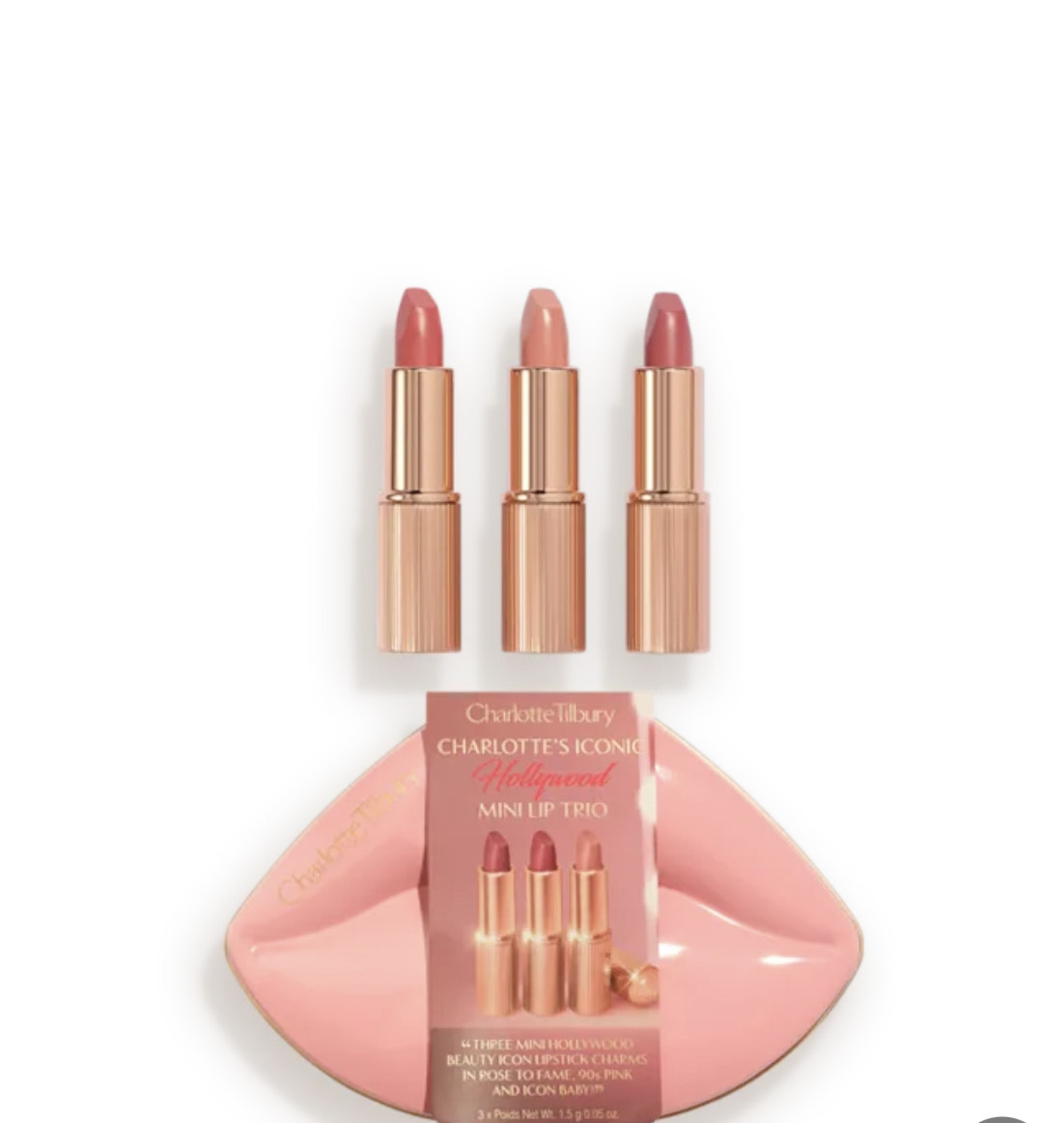 CHARLOTTE TILBURY Набор для макияжа губ  HOLLYWOOD ICONIC MINI LIP TRIO 2