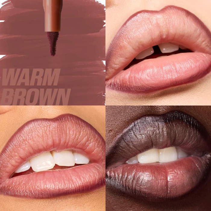 HUDA BEAUTY  Подводка для губ Lip Contour Lip Stain for 12-Hour Wear, Warm Brown 3