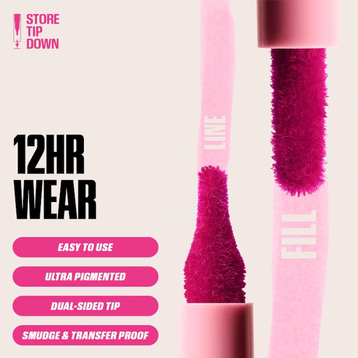 HUDA BEAUTY  Подводка для губ Lip Contour Lip Stain for 12-Hour Wear, Warm Brown 4