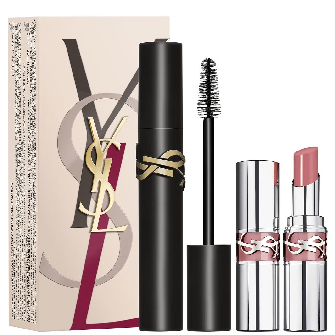 YVES SAINT LAURENT Lash Clash Mascara & YSL Loveshine Lipstick Gift Set