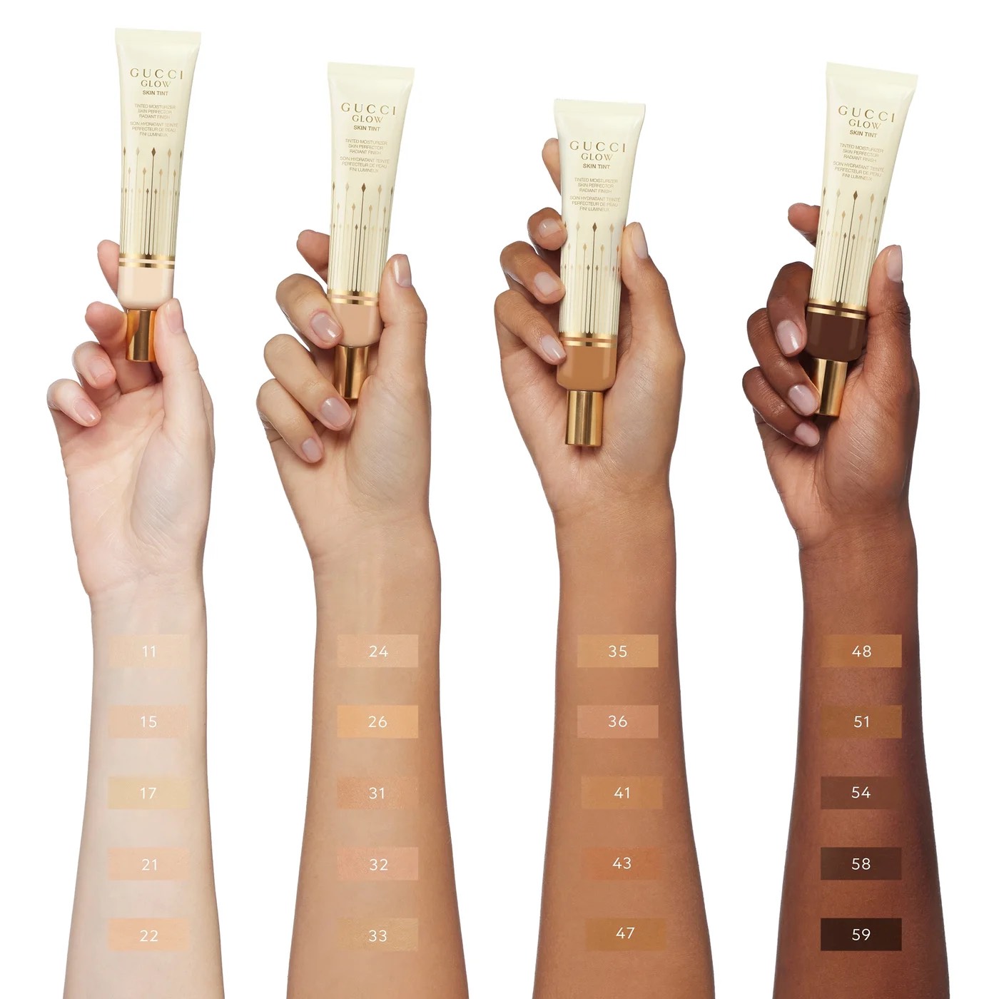 GUCCI Тональный крем Glow Skin Tint, 17 - FAIR 3
