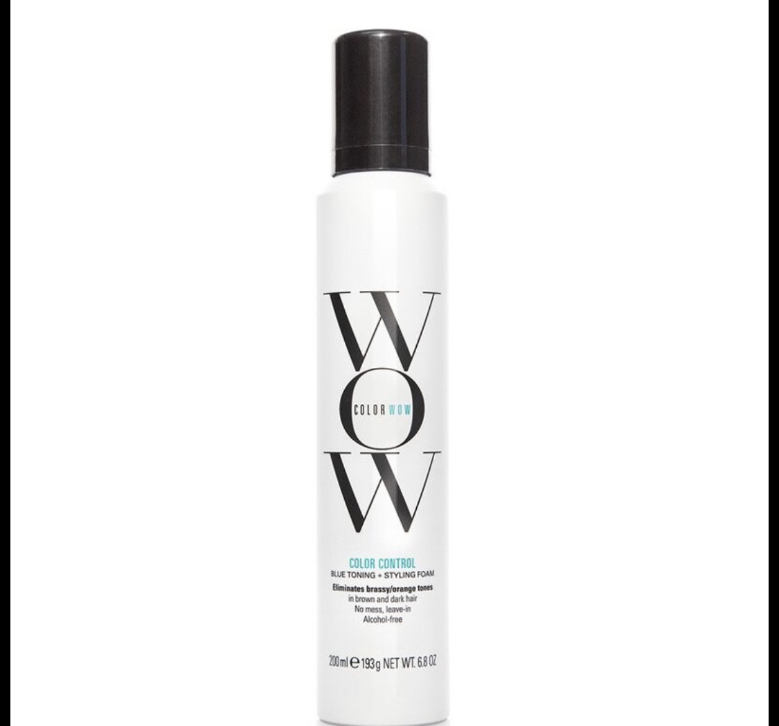 Color Wow, Синяя пенка для тонирования и укладки Color Control, мусс для волос, 200 gr