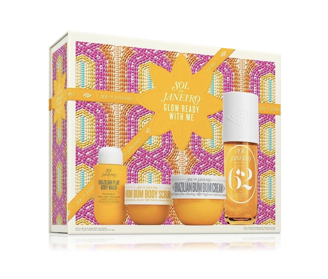 Sol de JANEIRO Glow Ready With Me Bum Bum Body Routine Gift Set, подарочный набор средств для ухода