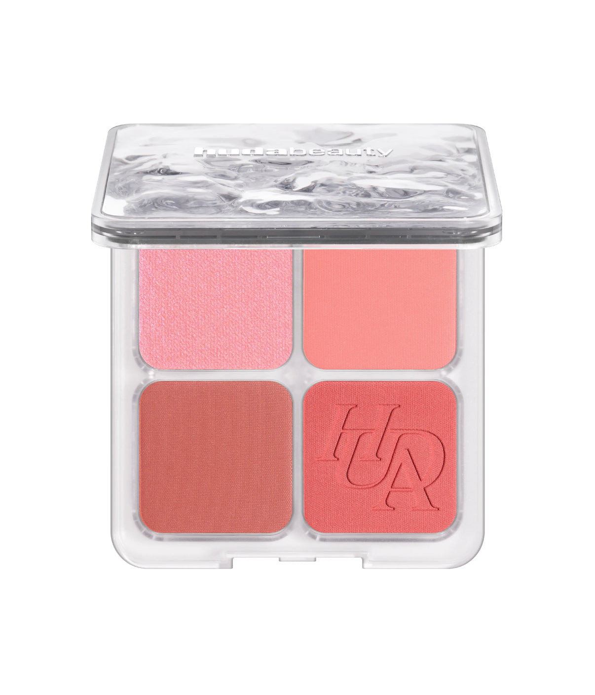 Huda Beauty BLUSH FILTER BLURRING BLUSHLIGHTERS PALETTE, оттенок TOASTY PEACH, палетка румян