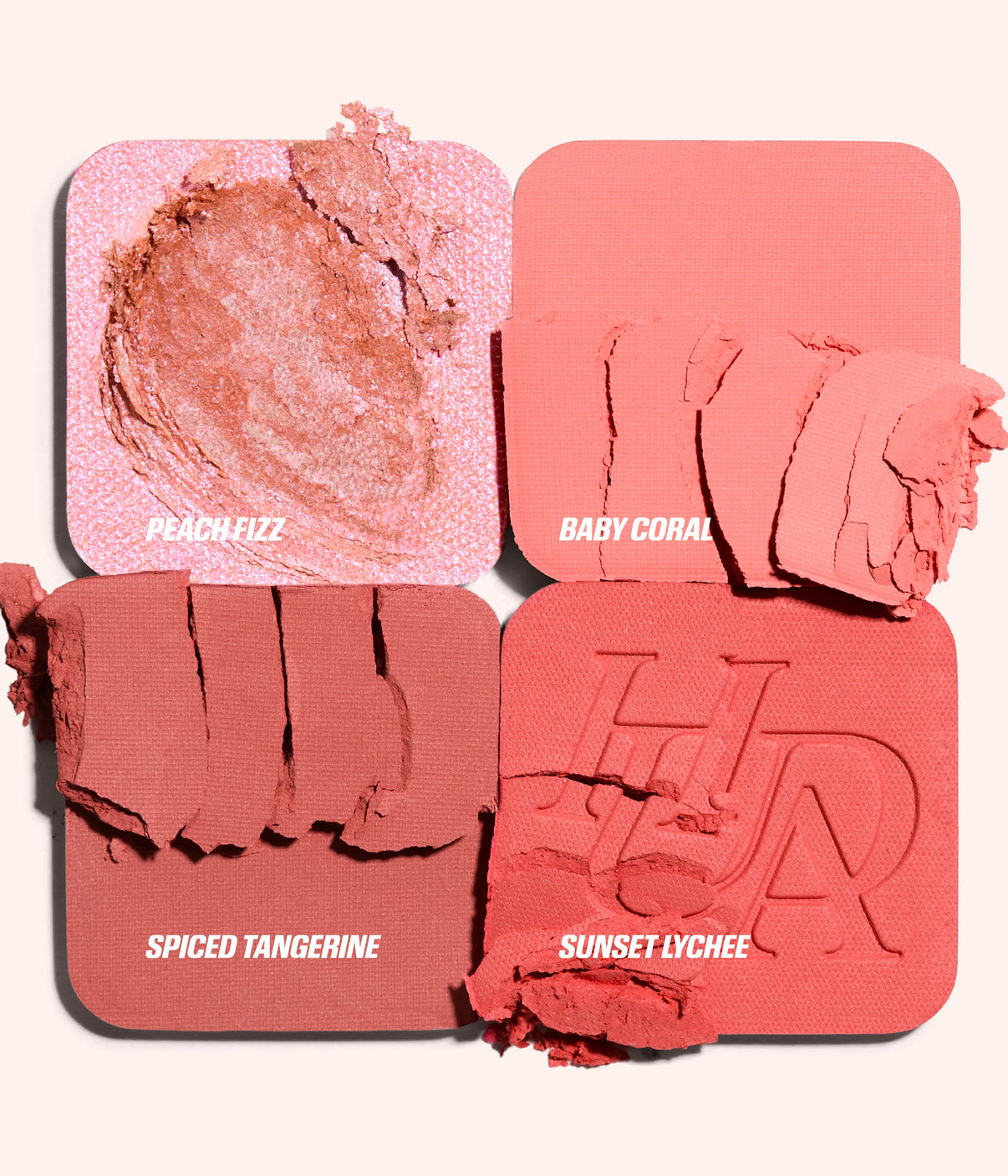 Huda Beauty BLUSH FILTER BLURRING BLUSHLIGHTERS PALETTE, оттенок TOASTY PEACH, палетка румян 5