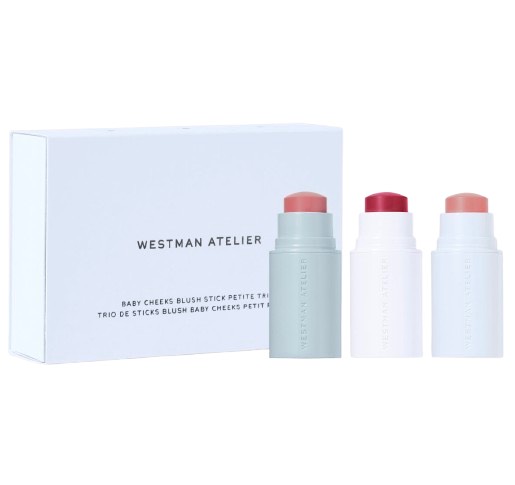 WESTMAN ATELIER Trio de Sticks Blush Baby Cheeks Petit Format - Coffret maquillage - МИНИ-НАБОР ИЗ ТРЕХ РУМЯН