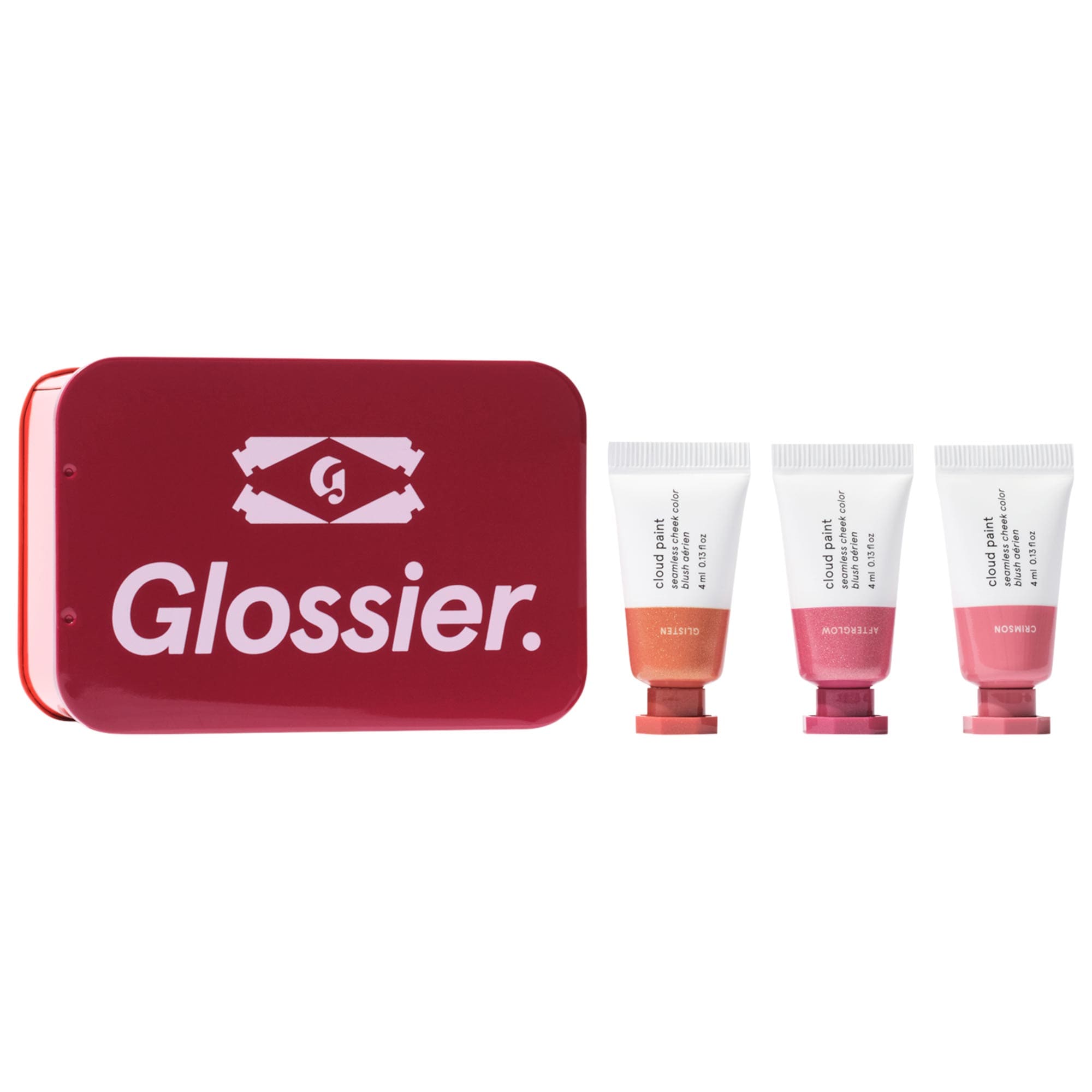 Glossier Подарочный мини-набор Mini Cloud Paint Blush Trio, 3 x 4 мл
