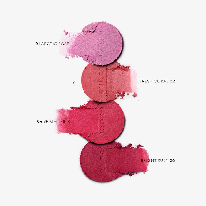 GUCCI Румяна Glow Dewy Powder Blush, 04 Bright Pink 3