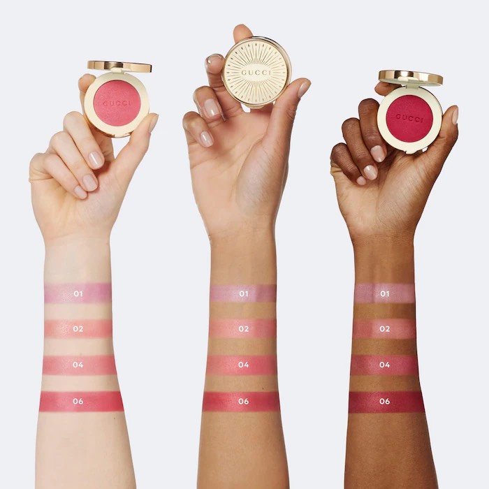 GUCCI Румяна Glow Dewy Powder Blush, 04 Bright Pink 4