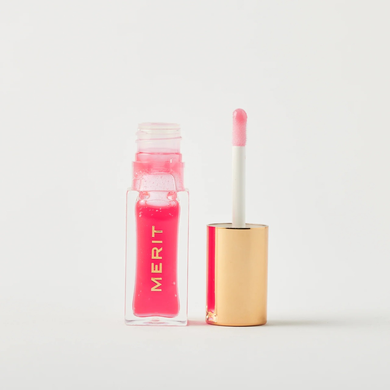 MERIT Shade Slick Sheen Tinted Lip Oil в оттенке Les Deux, масло для губ, 7 мл