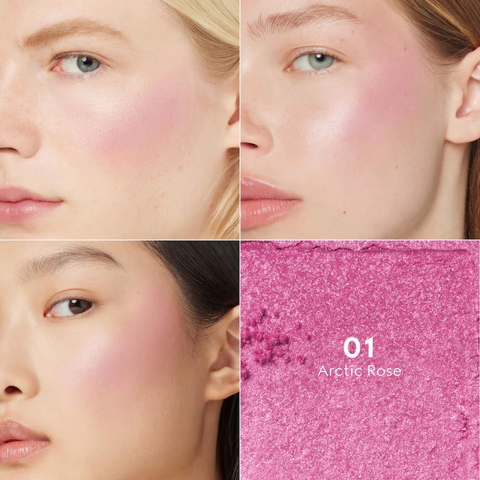 GUCCI Румяна Glow Dewy Powder Blush, 01 Arctic Rose 2