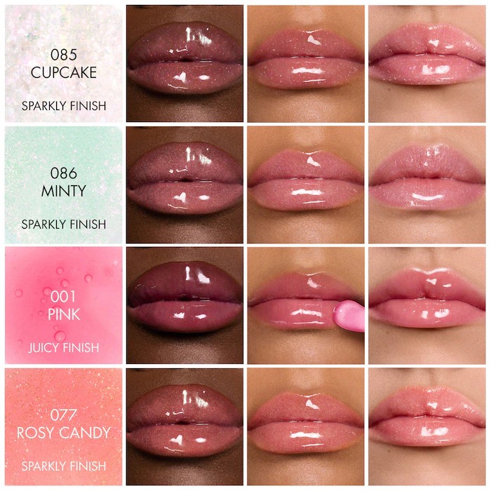 DIOR Масло для губ Lip Glow Oil Hydrating High-Shine Gloss, 007 Raspberry (Juicy Finish) 3