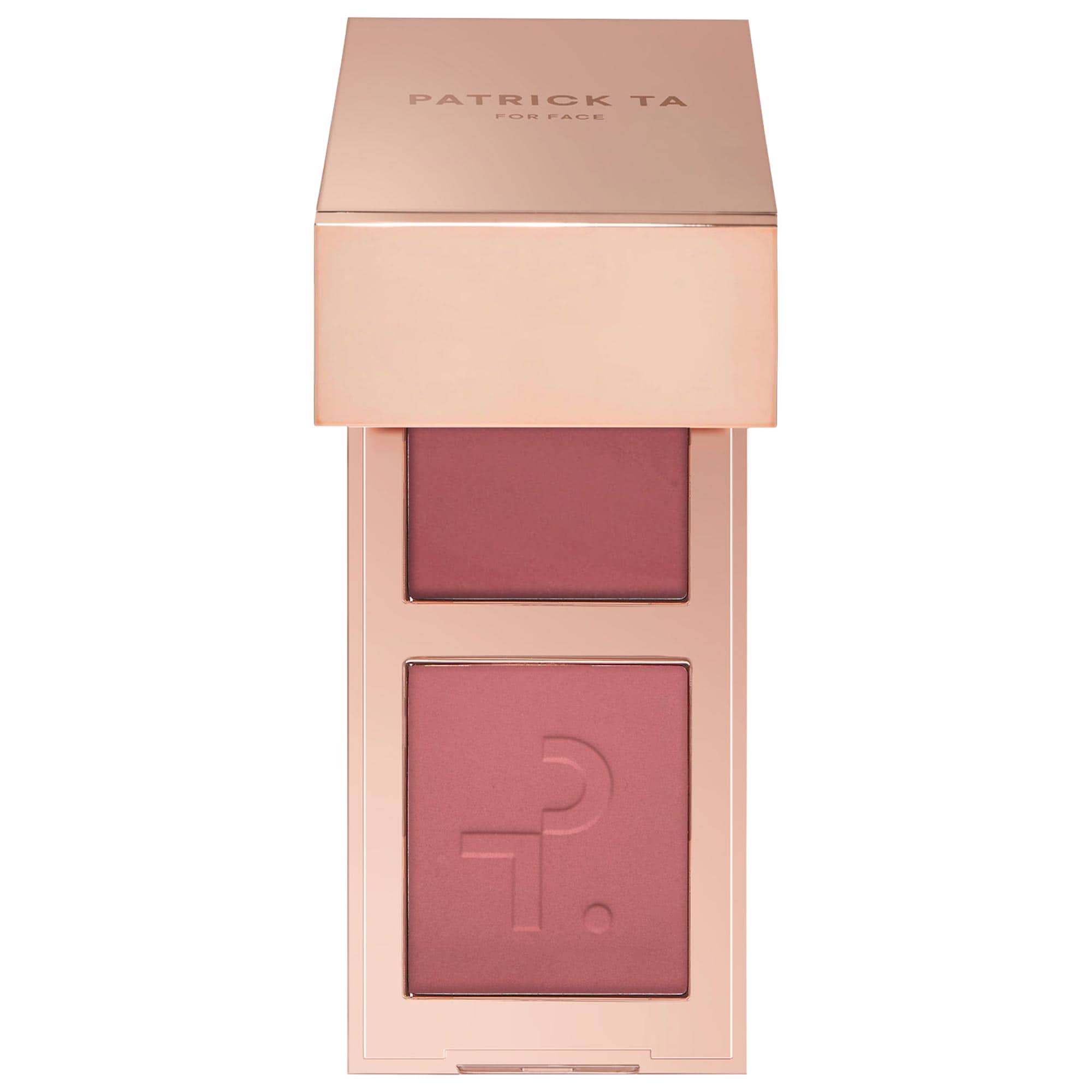 Patrick TA Румяна Major Headlines Double-Take Cream and Powder Blush Duo Mini в оттенке She Goes To The Gym, 5g