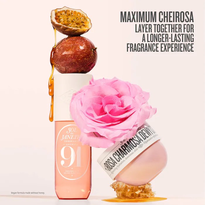 Sol de Janeiro  Парфюмированный мист для тела Mini Cheirosa 91 Rosa Charmosa Body & Hair Perfume Mist, 90 мл 2