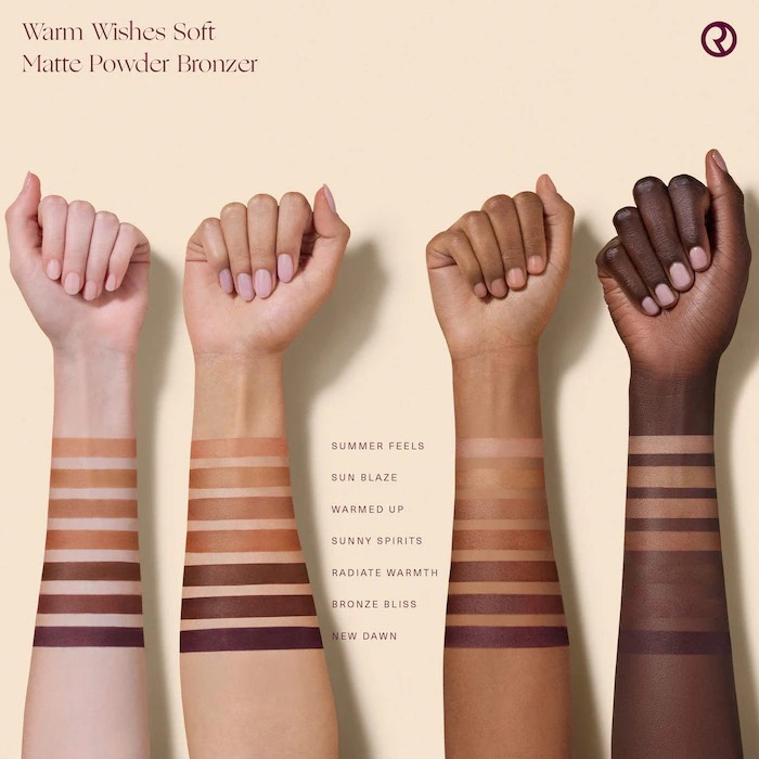 Rare Beauty by Selena Gomez Бронзирующая пудра Warm Wishes Soft Matte Powder Bronzer. оттенок Summer Feels 7