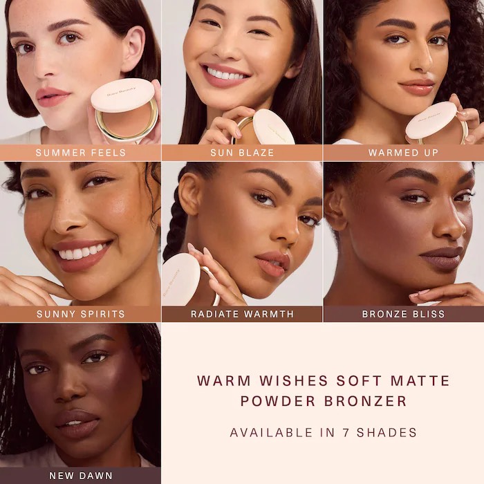 Rare Beauty by Selena Gomez Бронзирующая пудра Warm Wishes Soft Matte Powder Bronzer, оттенок Sun Blaze (9г) 4