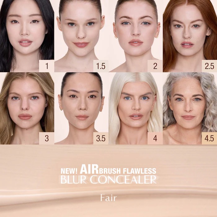 CHARLOTTE TILBURY Консилер Airbrush Flawless Blur, 4 Fair-Medium 4