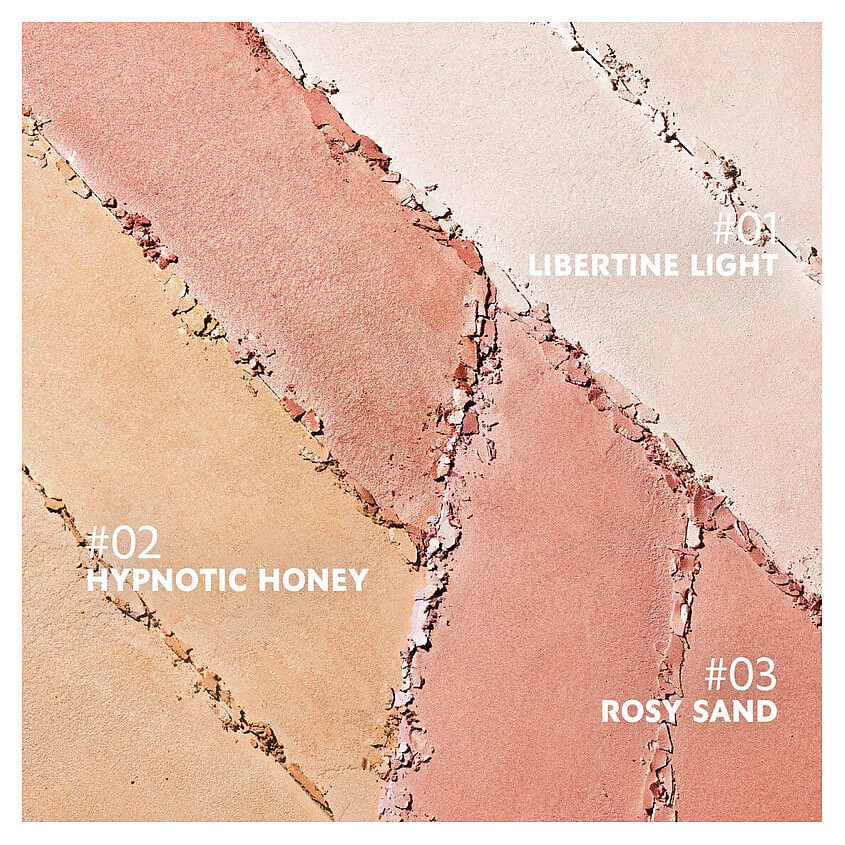 YVES SAINT LAURENT Компактный пудровый хайлайтер All Hours Hyper Luminize, 02 Hypnotic Honey 6