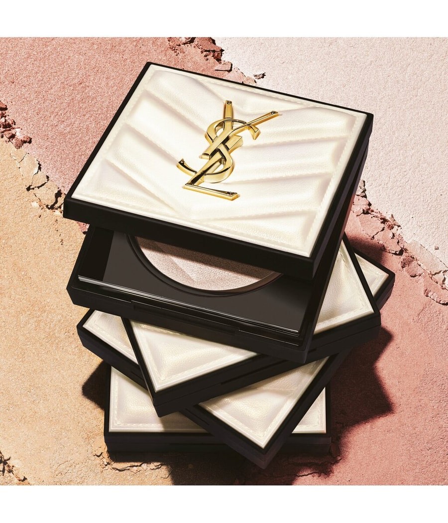YVES SAINT LAURENT Компактный пудровый хайлайтер All Hours Hyper Luminize, 02 Hypnotic Honey 7