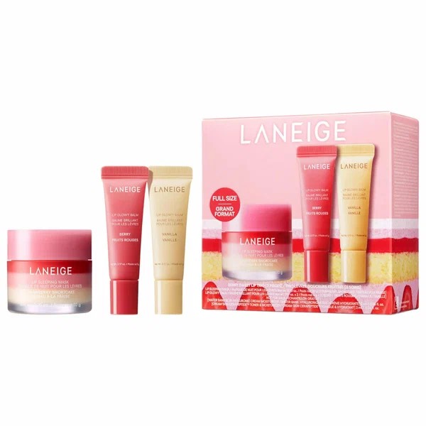 Laneige Набор для губ Berry Sweet Lip Treatment Minis Trio Set