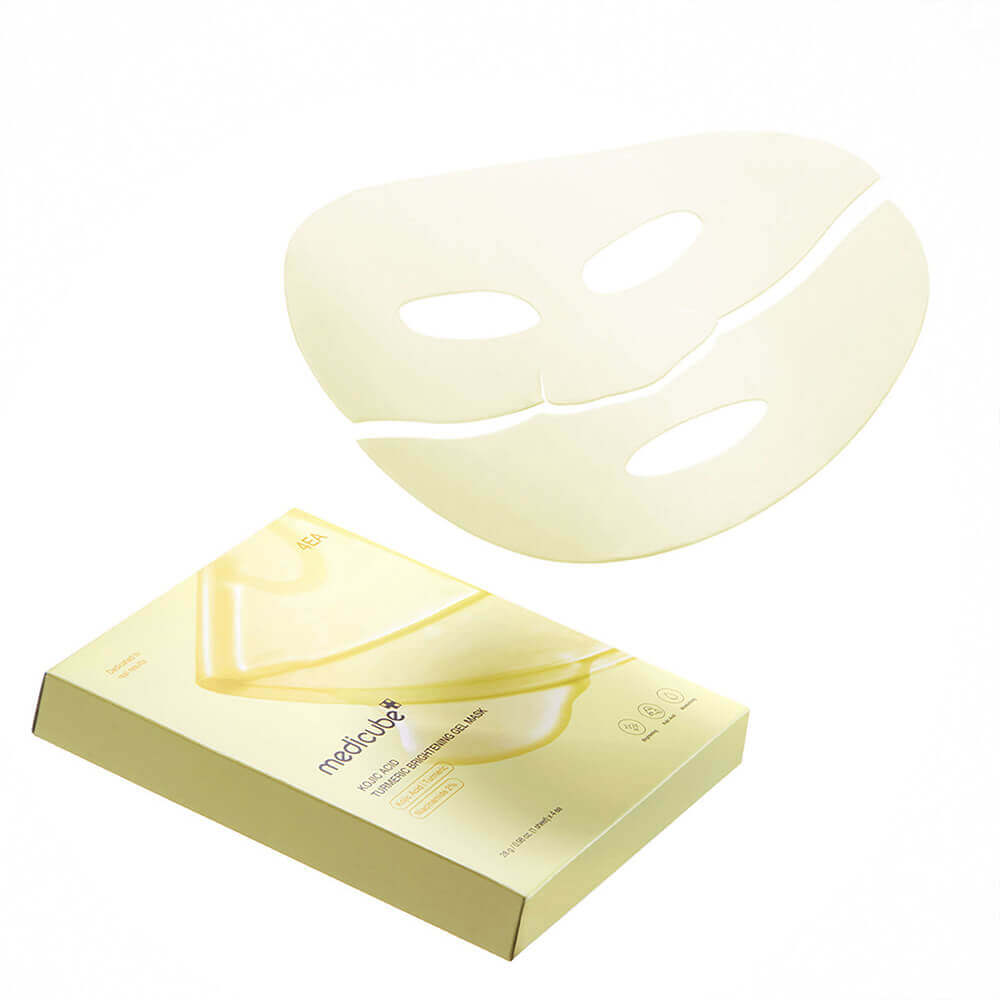 MEDICUBE  Гидрогелевая маска для сияния кожи Kojic Acid Turmeric Brightening Gel Mask 3