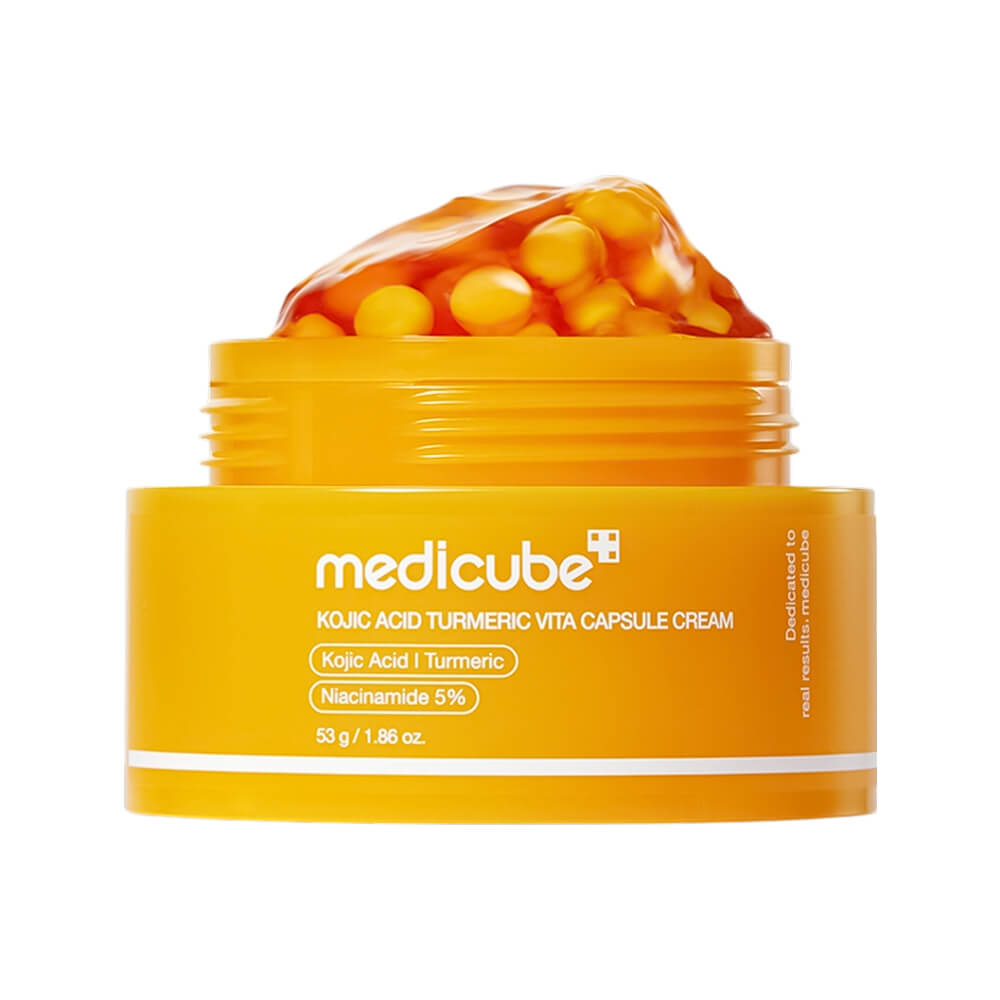 MEDICUBE Крем капсульный осветляющий Kojic Acid Turmeric Vita Capsule Cream (53г)