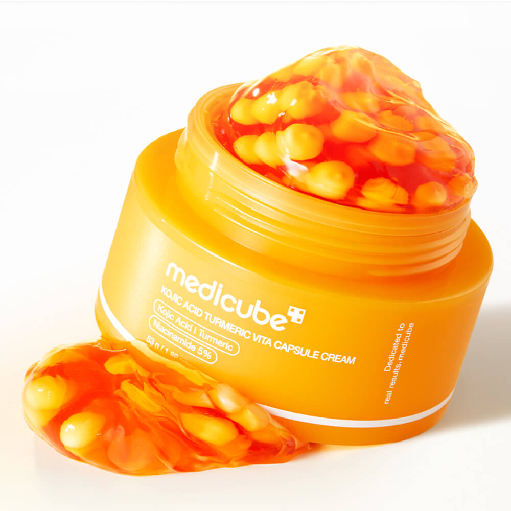 MEDICUBE Крем капсульный осветляющий Kojic Acid Turmeric Vita Capsule Cream (53г) 5