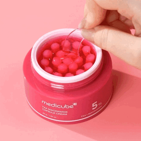MEDICUBE  Крем капсульный осветляющий с 5% ниацинамида TXA Niacinamide Capsule Cream (55г) 2