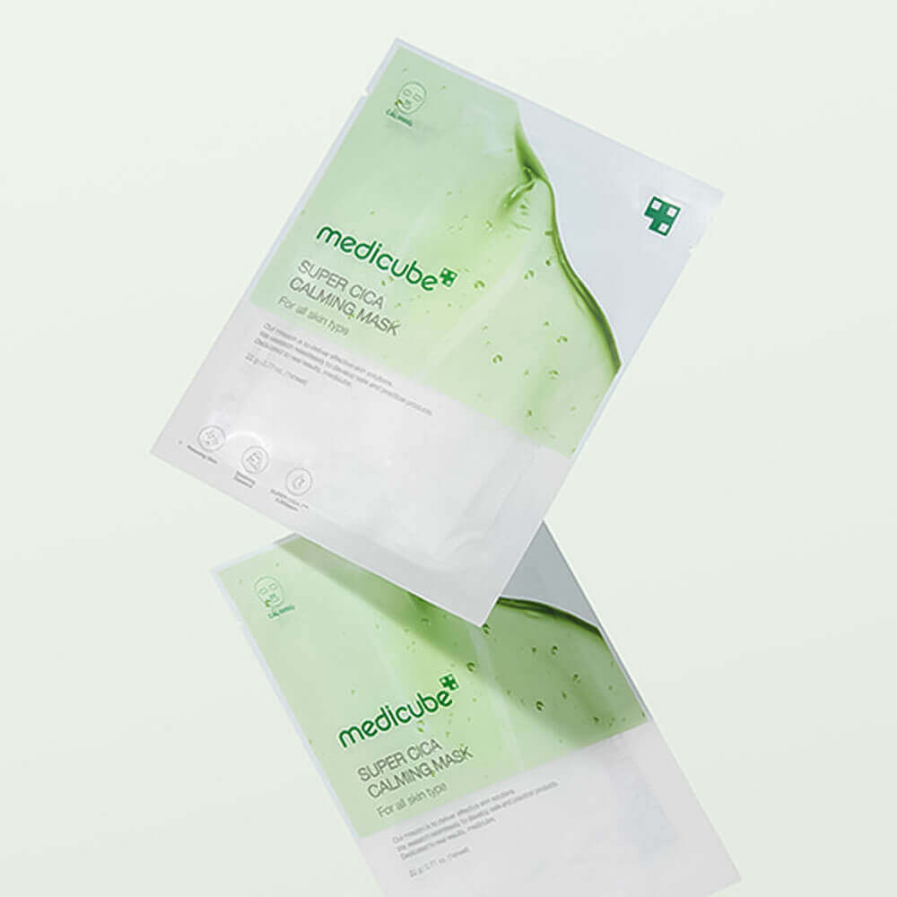 MEDICUBE  Тканевая маска ультратонкая с центеллой Super Cica Calming Mask 2