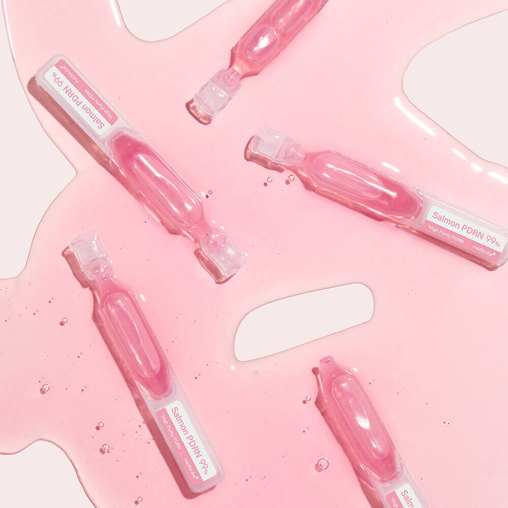 MEDICUBE  Набор концентрированных сывороток с ПДРН и коллагеном PDRN Pink One Day Serum (15мл) 2