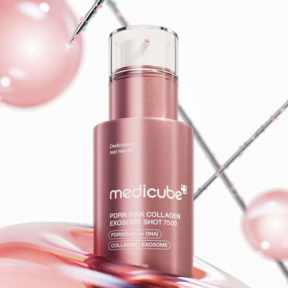 MEDICUBE  Сыворотка омолаживающая с микроиглами PDRN Pink Collagen Exosome Shot Serum 7500 (30мл) 6