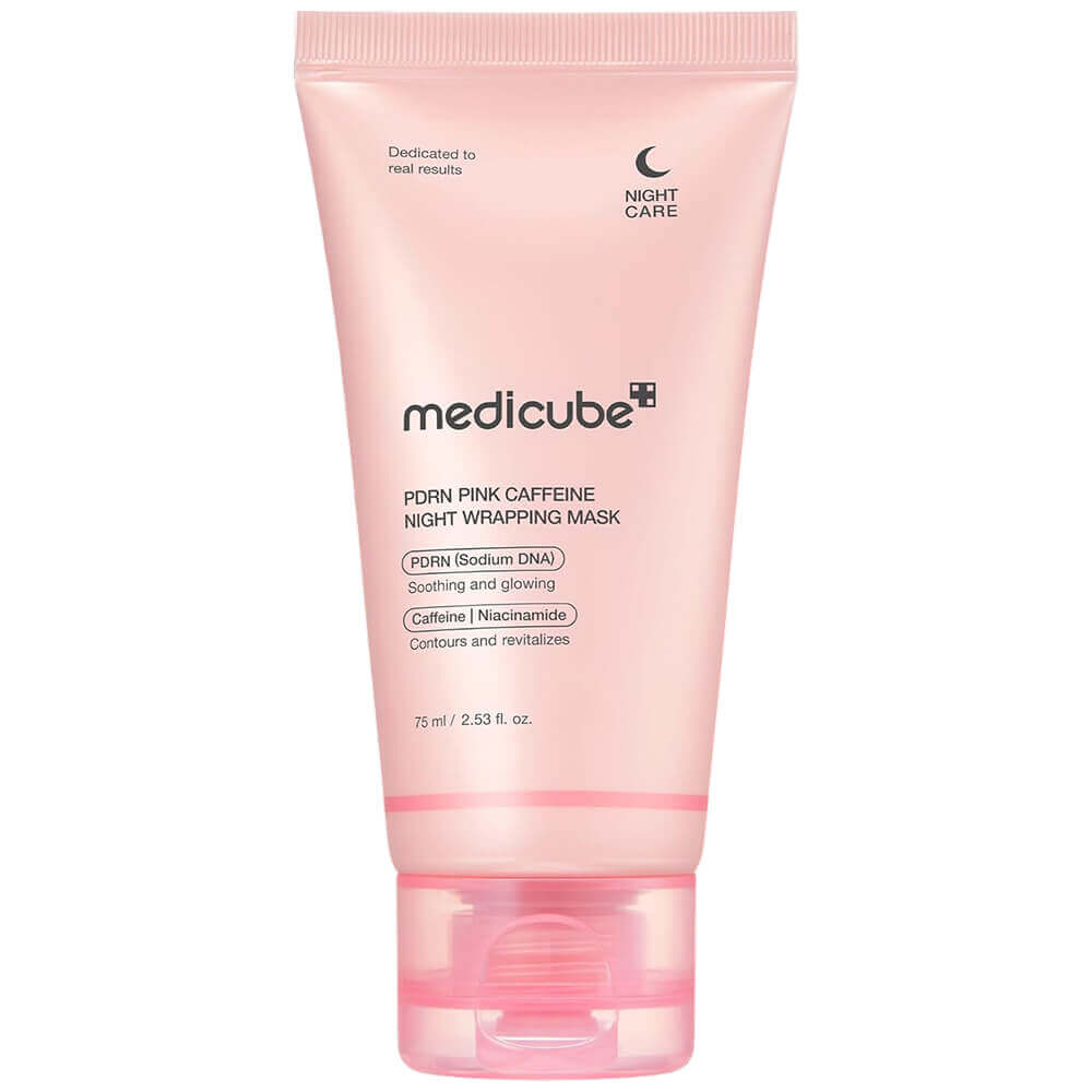 MEDICUBE  Маска-плёнка ночная с ПДРН и кофеином PDRN Pink Caffeine Night Wrapping Mask (75мл)