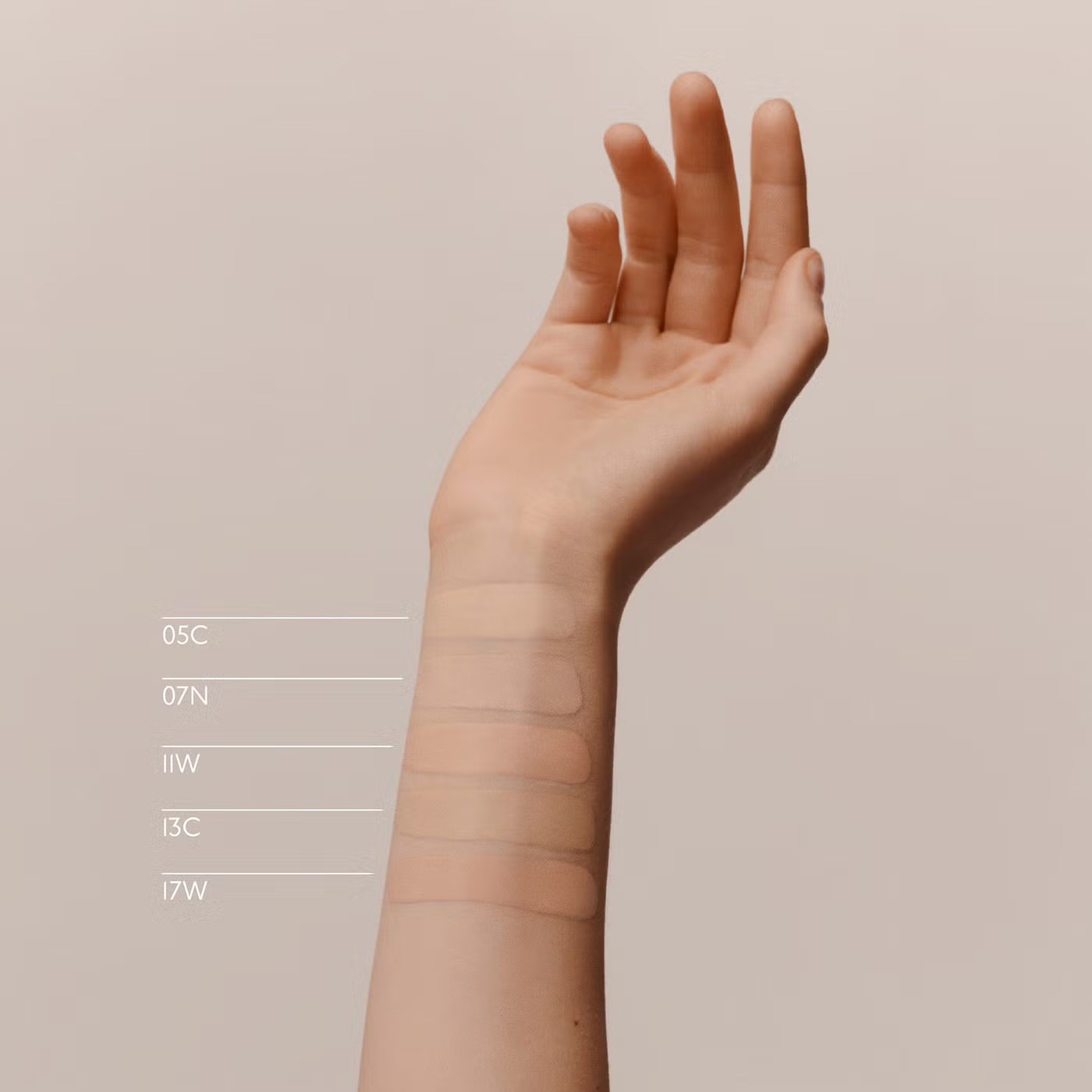 HERMÈS PLEIN AIR Тональный крем Luminous matte skincare foundation, 13C Cremello 3