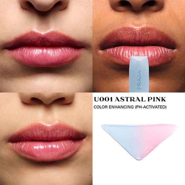 PRADA Набор бальзамов для губ  Hydrating Mini Lip Balm Trio Gift Set 2