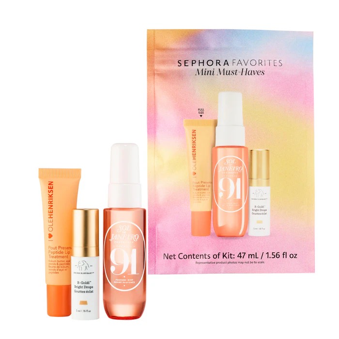 Sephora Favorites  Лимитированный набор миниатюр Mini Must-Haves Set - Summer Essentials