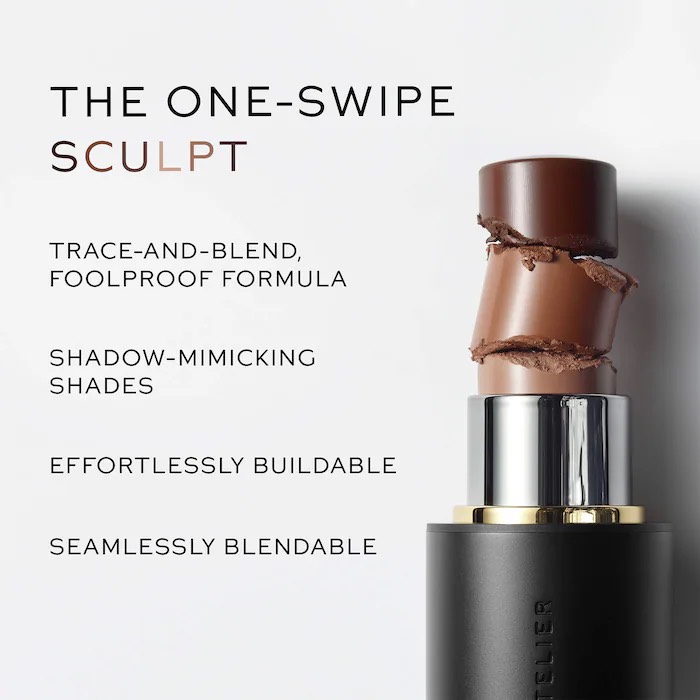 Westman Atelier  Кремовый контуринг в стике в мини формате Mini Petite Face Trace Cream Contour Stick оттенок Truffle, 2.5 г 7