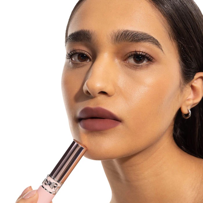 YVES SAINT LAURENT Помада для губ Lovenude Lip Blusher, 08 Mauve Haze 3