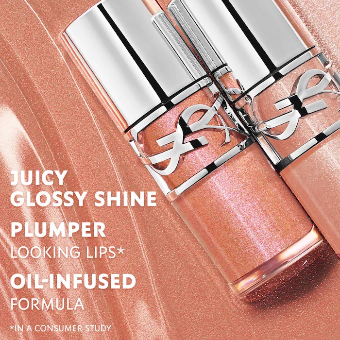 YVES SAINT LAURENT Масло-блеск Loveshine Plumping с эффектом увеличения объёма губ, 12 - Honeymoon 3